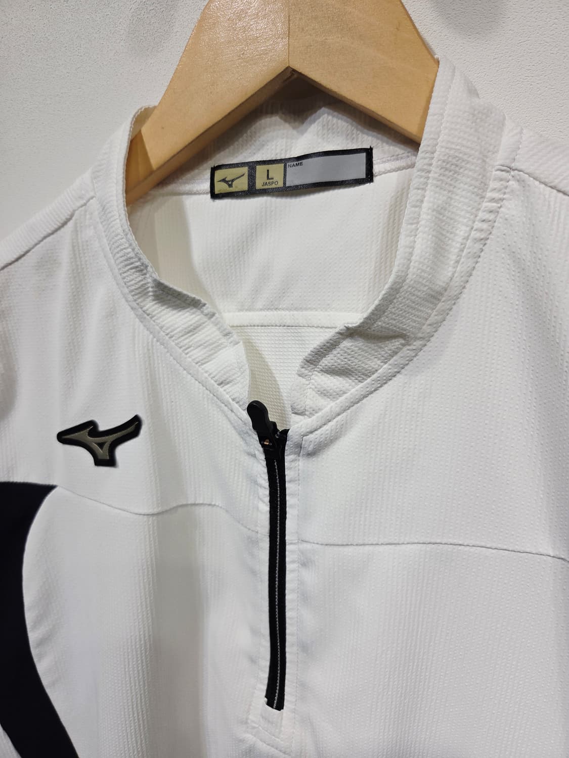미즈노 Mizuno. 남자 반집업 반팔 바람막이_L 상품이미지3