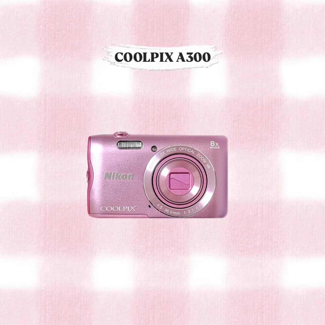 니콘 쿨픽스 A300 (S3700) 핑크 빈티지디카 상품이미지1