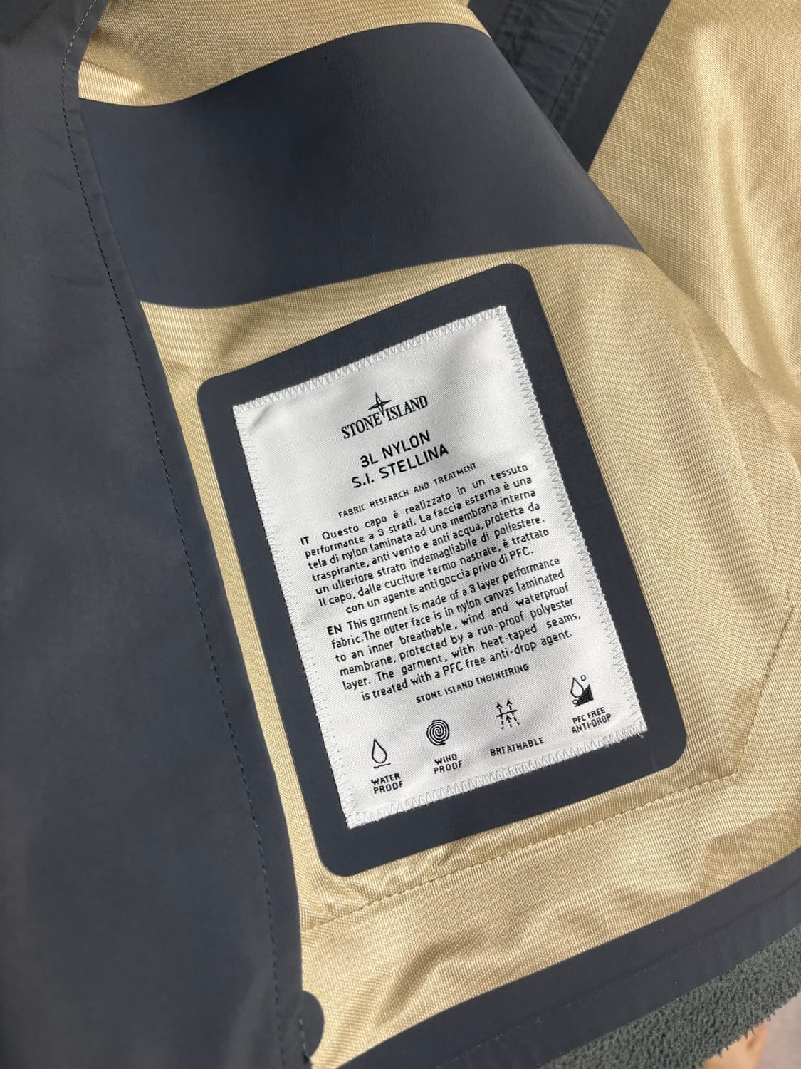 [L] 스톤아일랜드 스텔리나 3L 나일론 셔츠 자켓 상품이미지8