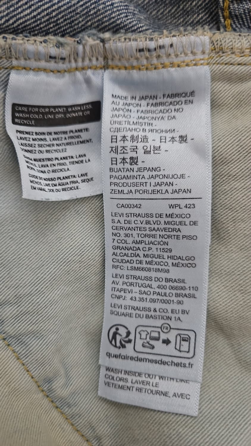 리바이스 LVC 1933 501 아그레가도 32X32 상품이미지7