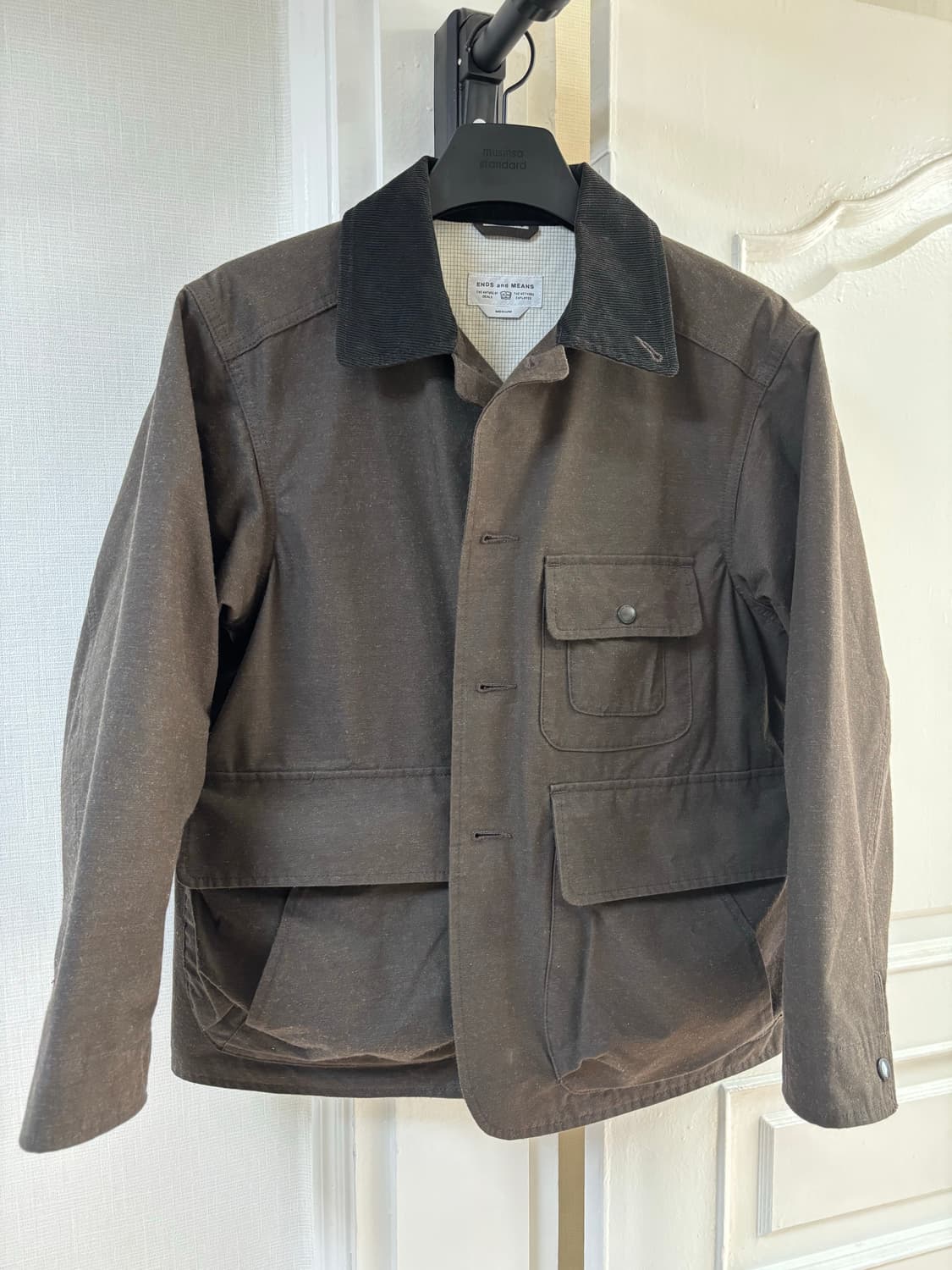 엔즈앤드민즈 헌팅자켓 브라운 블랙 m 상품이미지1