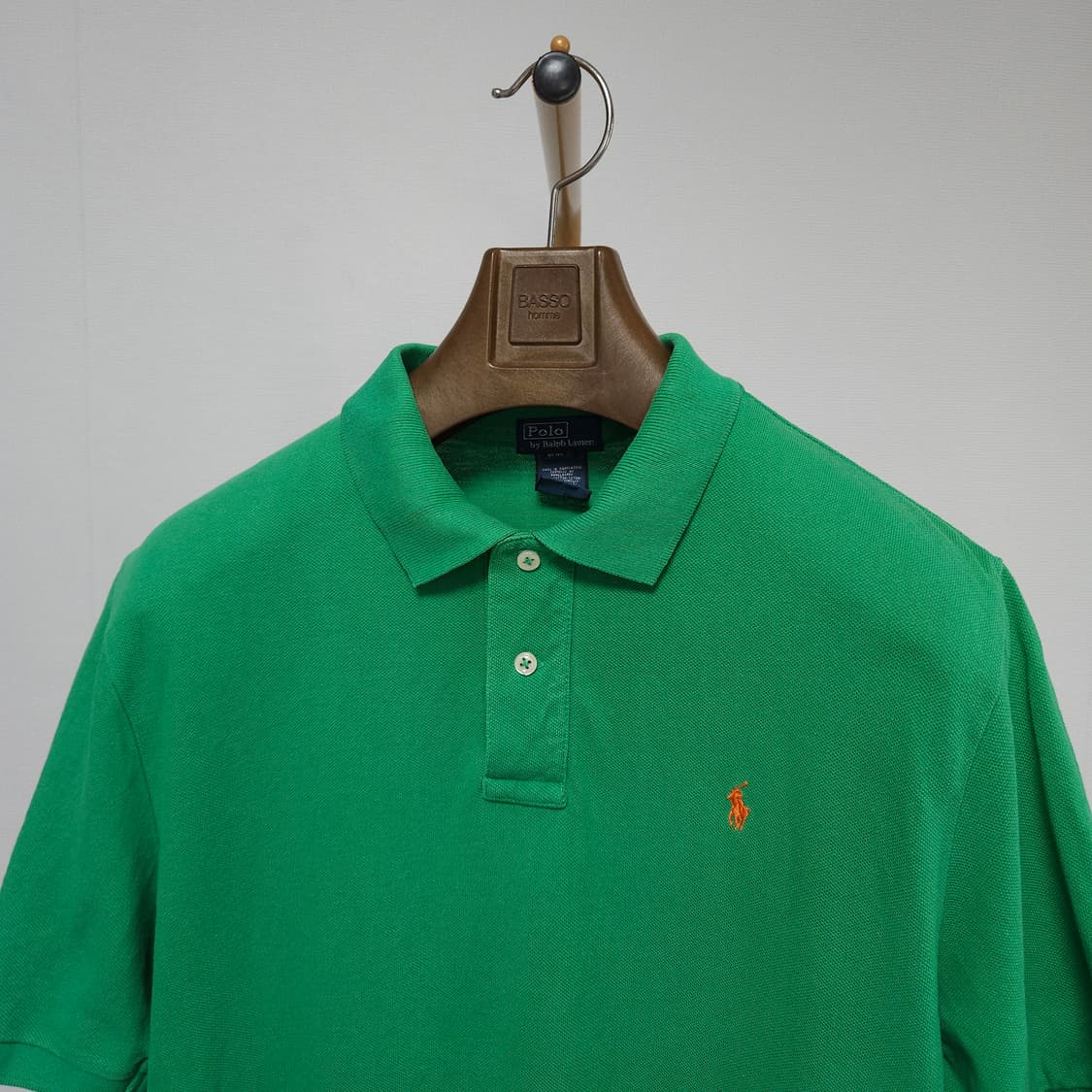 XL ) 폴로 랄프로렌 키즈 그린 반팔 카라티 상품이미지3