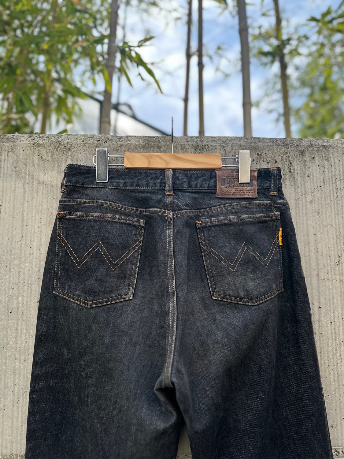 에드윈 1510-72 블랙 워싱 데님 팬츠 상품이미지7
