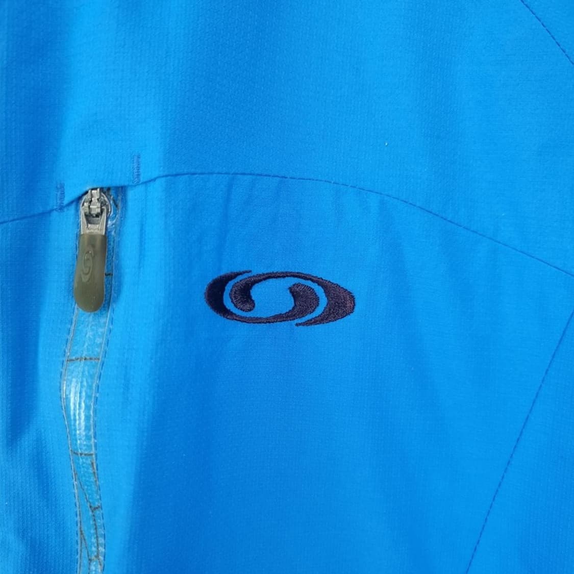 [살로몬] 로고 자수 클라이마 허니컴 바람막이 자켓 스카이 M19937 상품이미지7