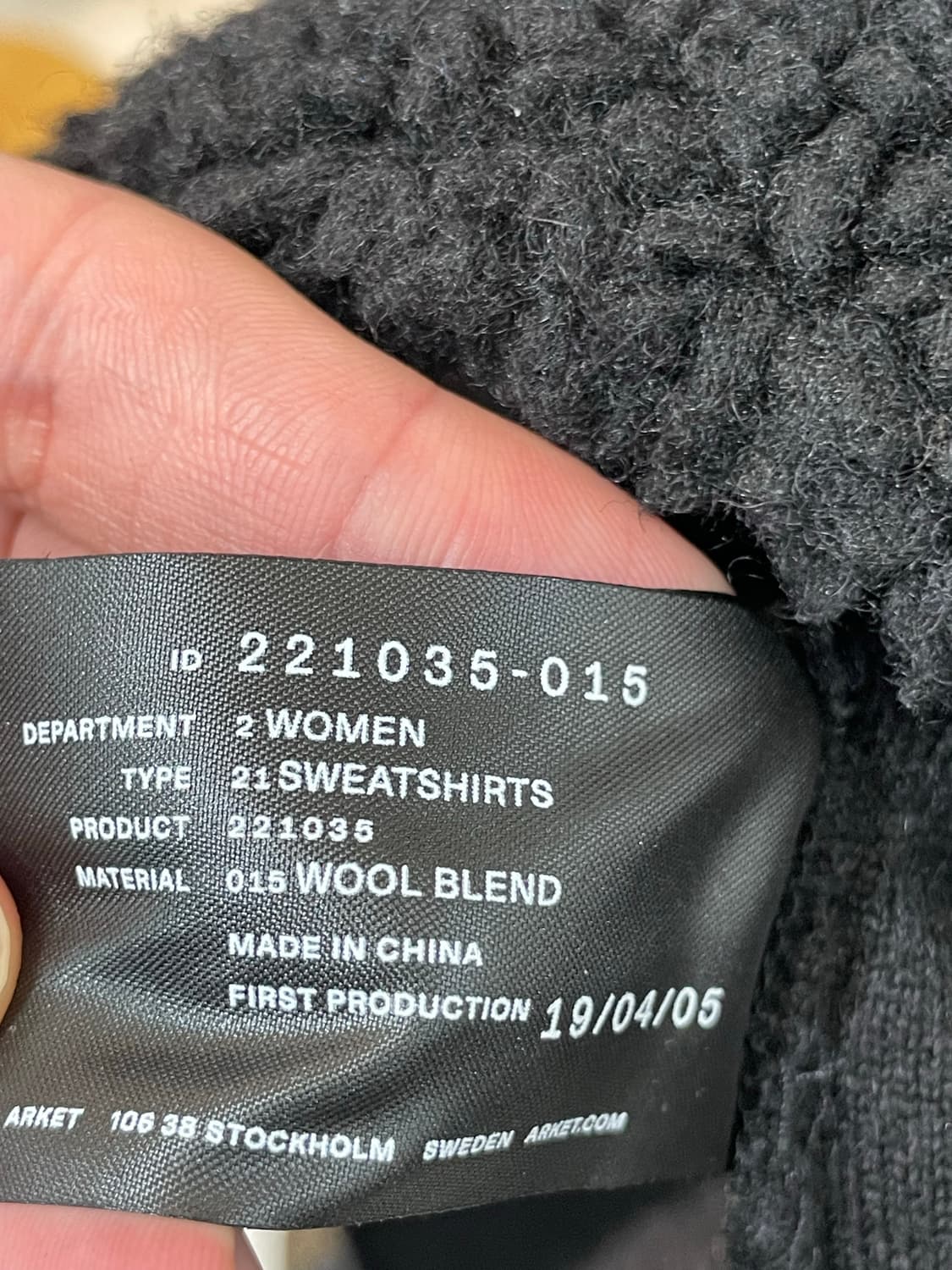 아르켓 울 원피스 반집업 상품이미지4