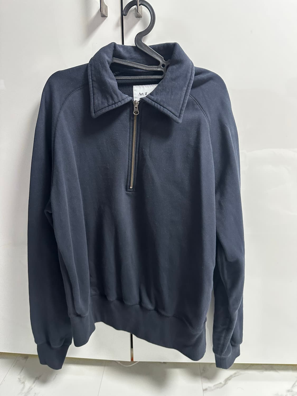 [m] 아트 이프 액츠 하프집업 맨투맨  상품이미지1