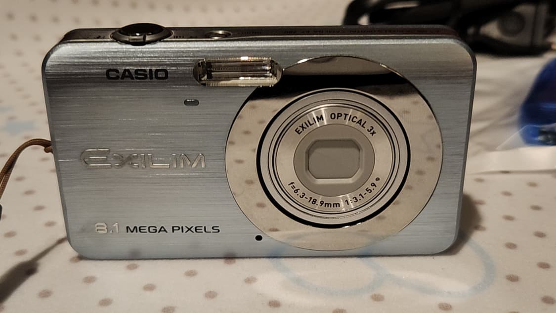 카시오 엑슬림 z80 하늘색 상품이미지1