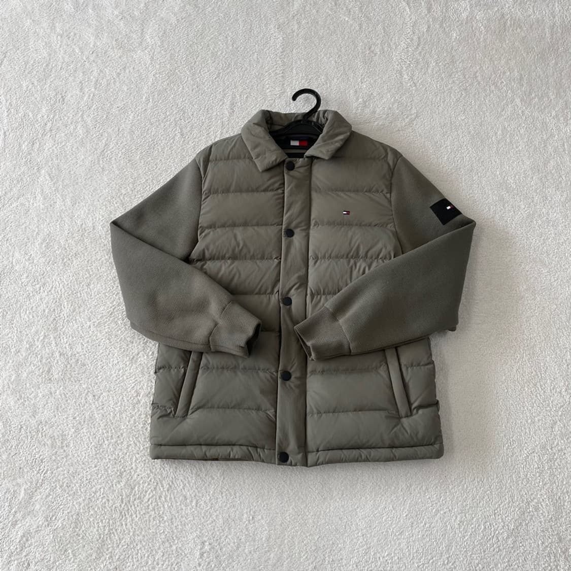 95 타미힐피거 다운 니트패딩 자켓 M 상품이미지1