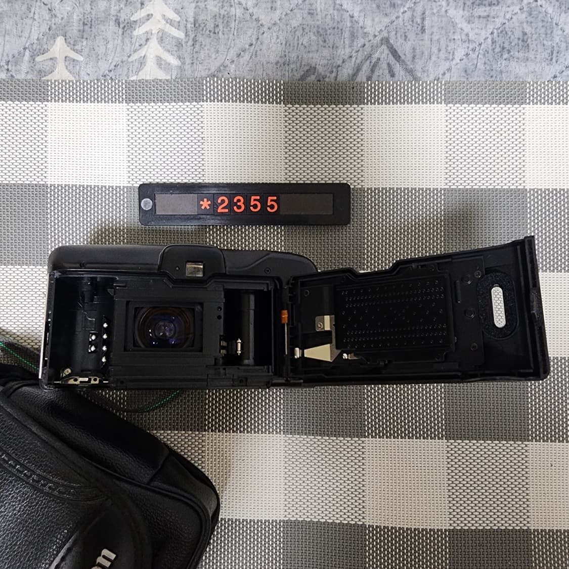 캐논 프리마 슈퍼 115 N 캡션 필름카메라 리모컨 파우치포함 상품이미지5