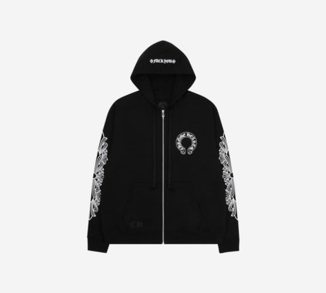 크롬하츠 플로랄 후드집업 L 구매합니다 상품이미지1