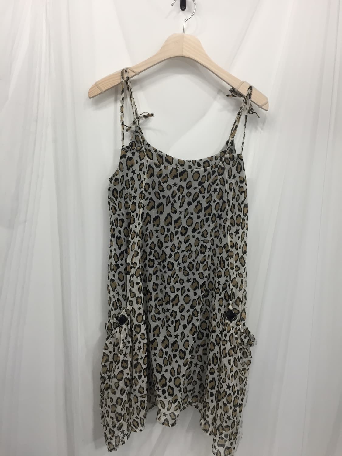 큐빅 포켓 호피 나시 원피스 🐆  상품이미지5