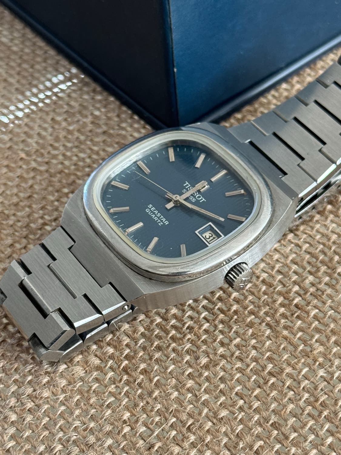 1970s 레어 빈티지 티쏘 TISSOT 씨스타 테레비 쿼츠 상품이미지4