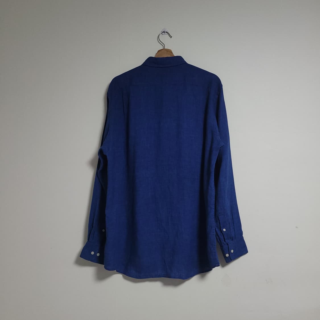 (XL) UNIQLO 유니클로 블루 마 셔츠 남방 상품이미지4