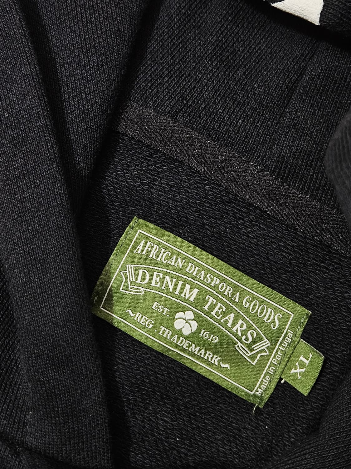 데님티어스 더 코튼 리스 후드 xl 판매합니다 상품이미지2