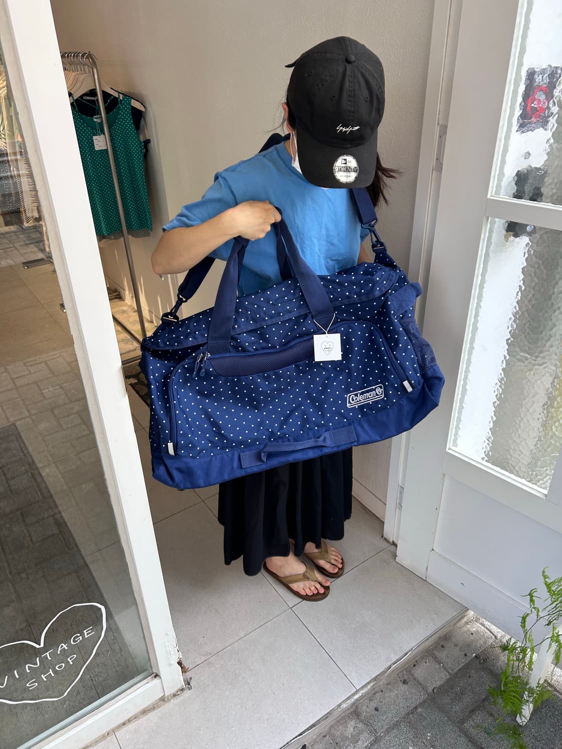 Coleman dot travel bag 상품이미지1