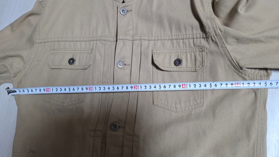 (착샷) 프리즘웍스 스탠드 카라 트러커 워크 자켓 상품이미지7