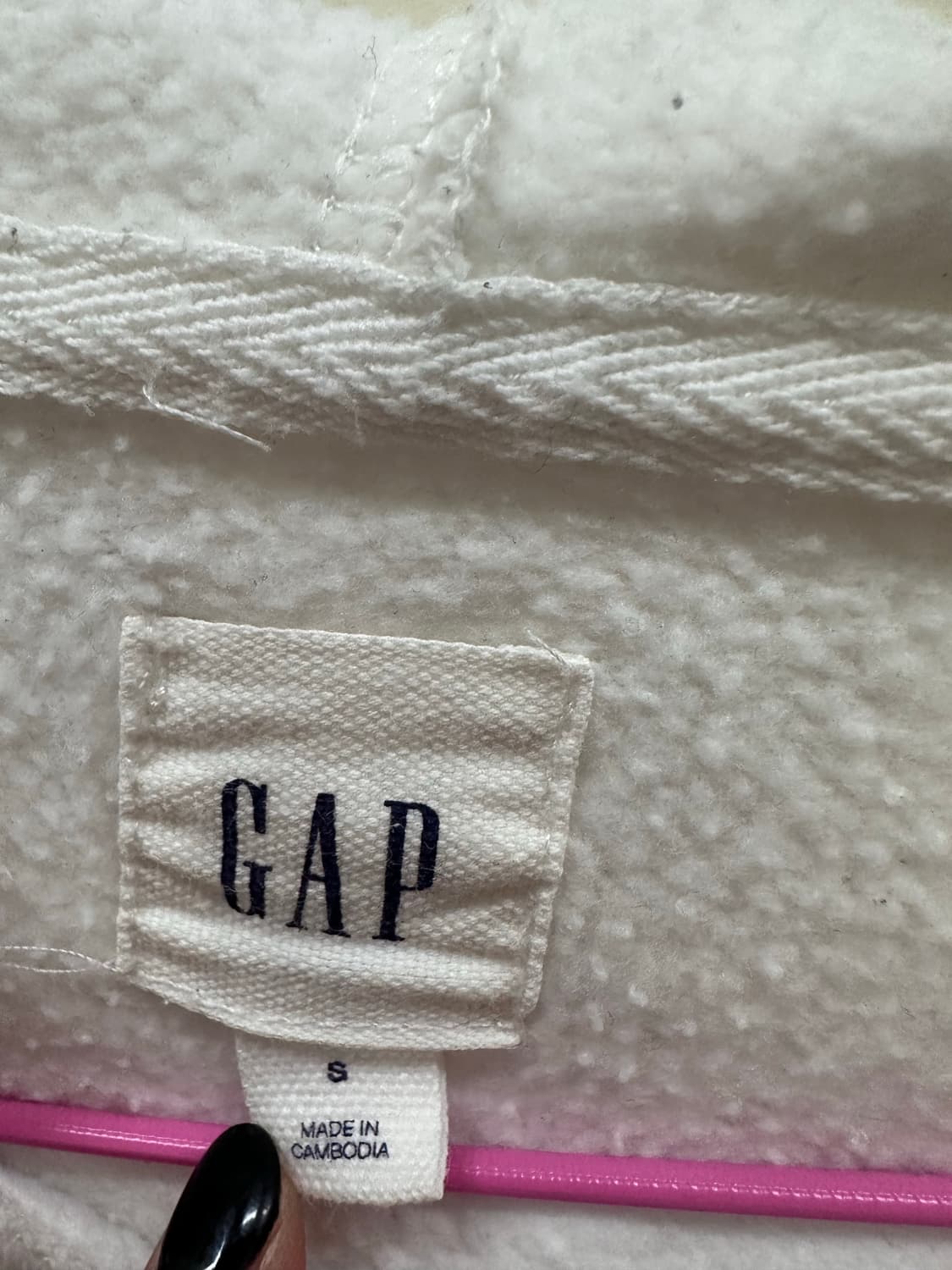 갭 화이트 후드티 상품이미지2