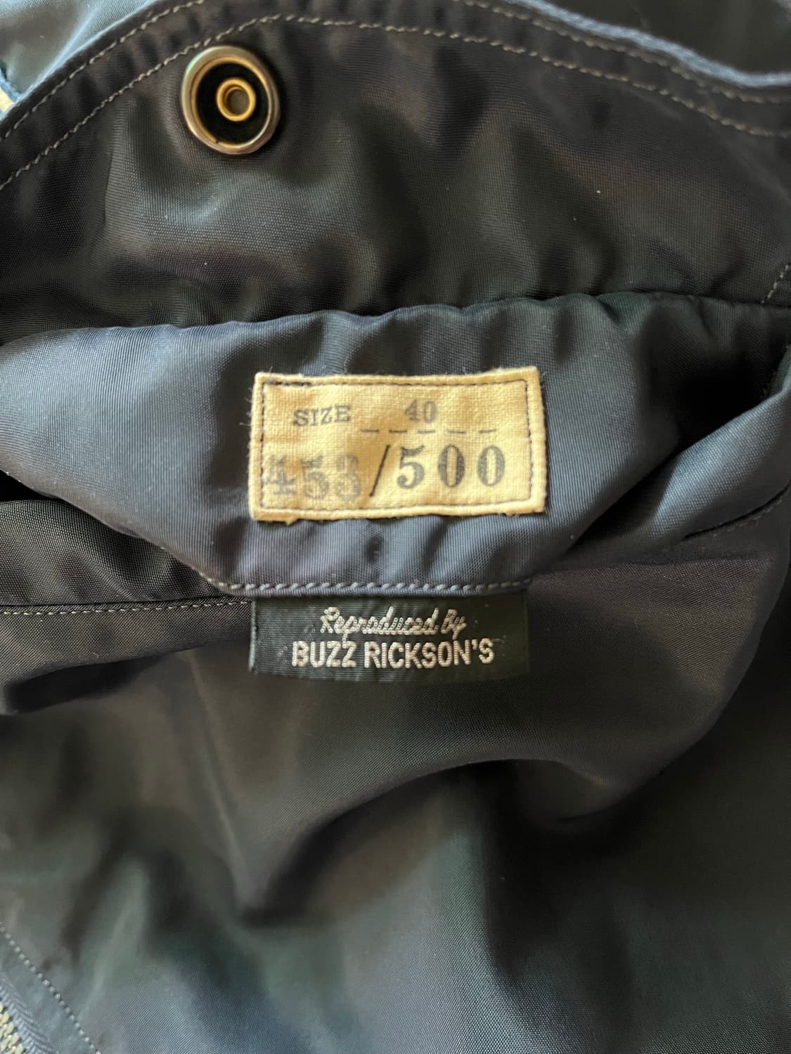 500벌 한정 버즈릭슨 L-2A 자켓 40 [No 453/500] 상품이미지3