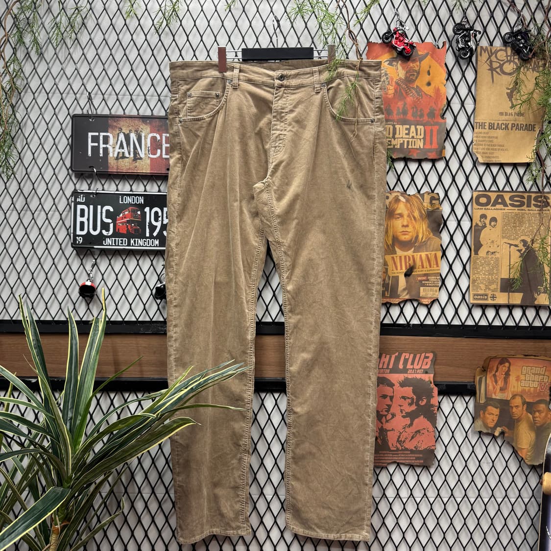 GANT 간트 빈티지 코튼 팬츠 전면 포켓 로고 포인트 베이지 상품이미지1