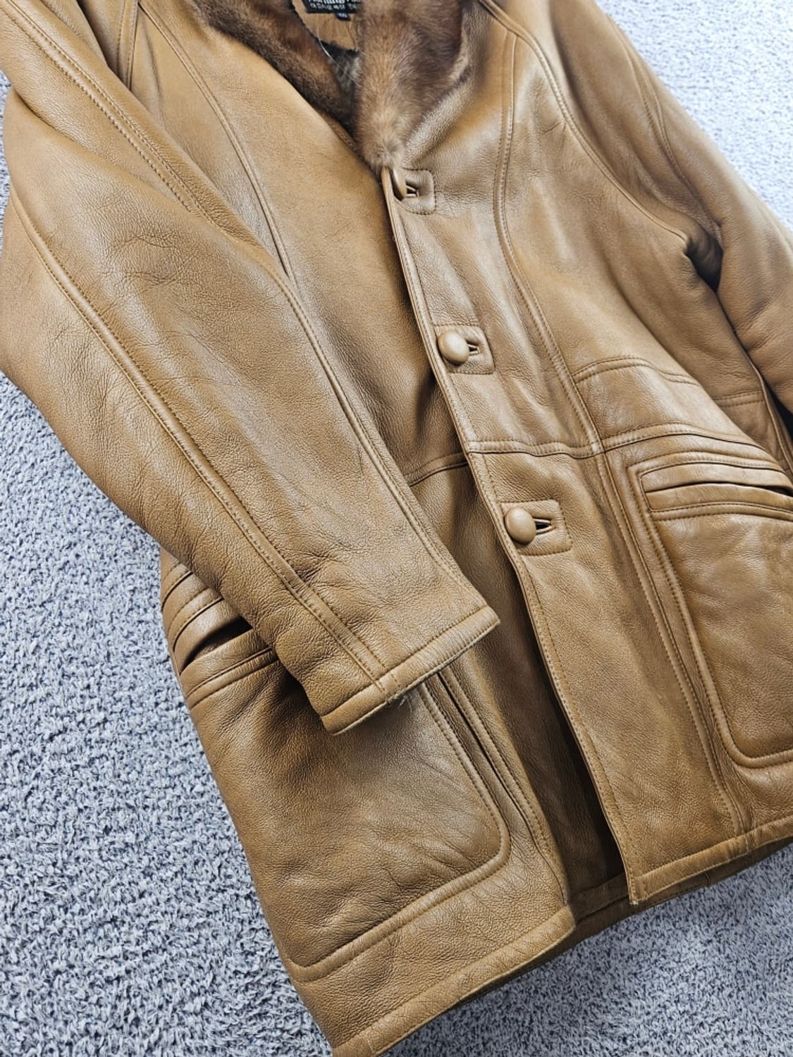 NAA SAN 양털 양가죽 무스탕 코트 ( 100 ) / 11015 상품이미지4