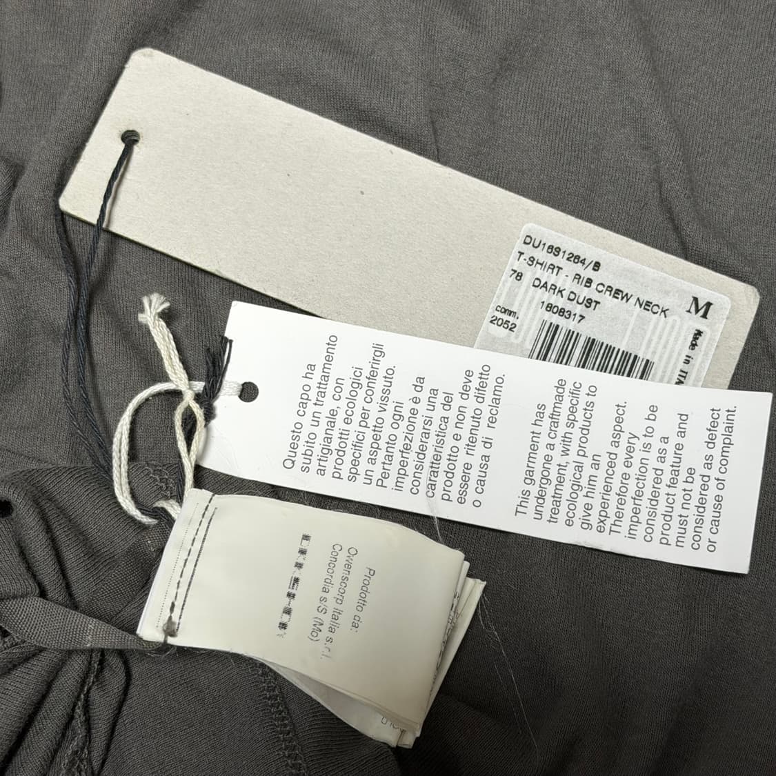 (새상품) 릭오웬스 다크쉐도우 롱슬리브 더스트 M 상품이미지5