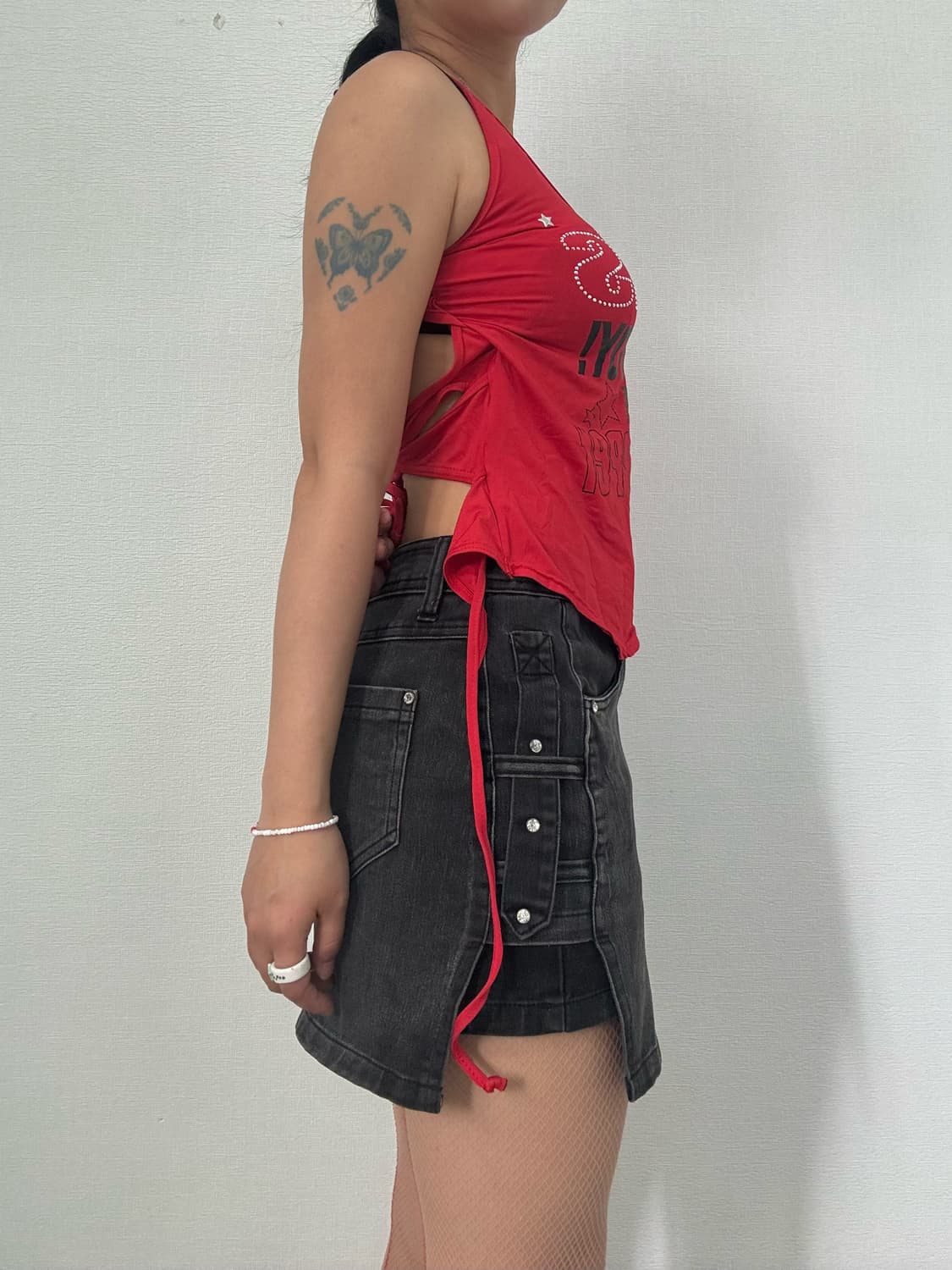 흑청 치마 바지 상품이미지2