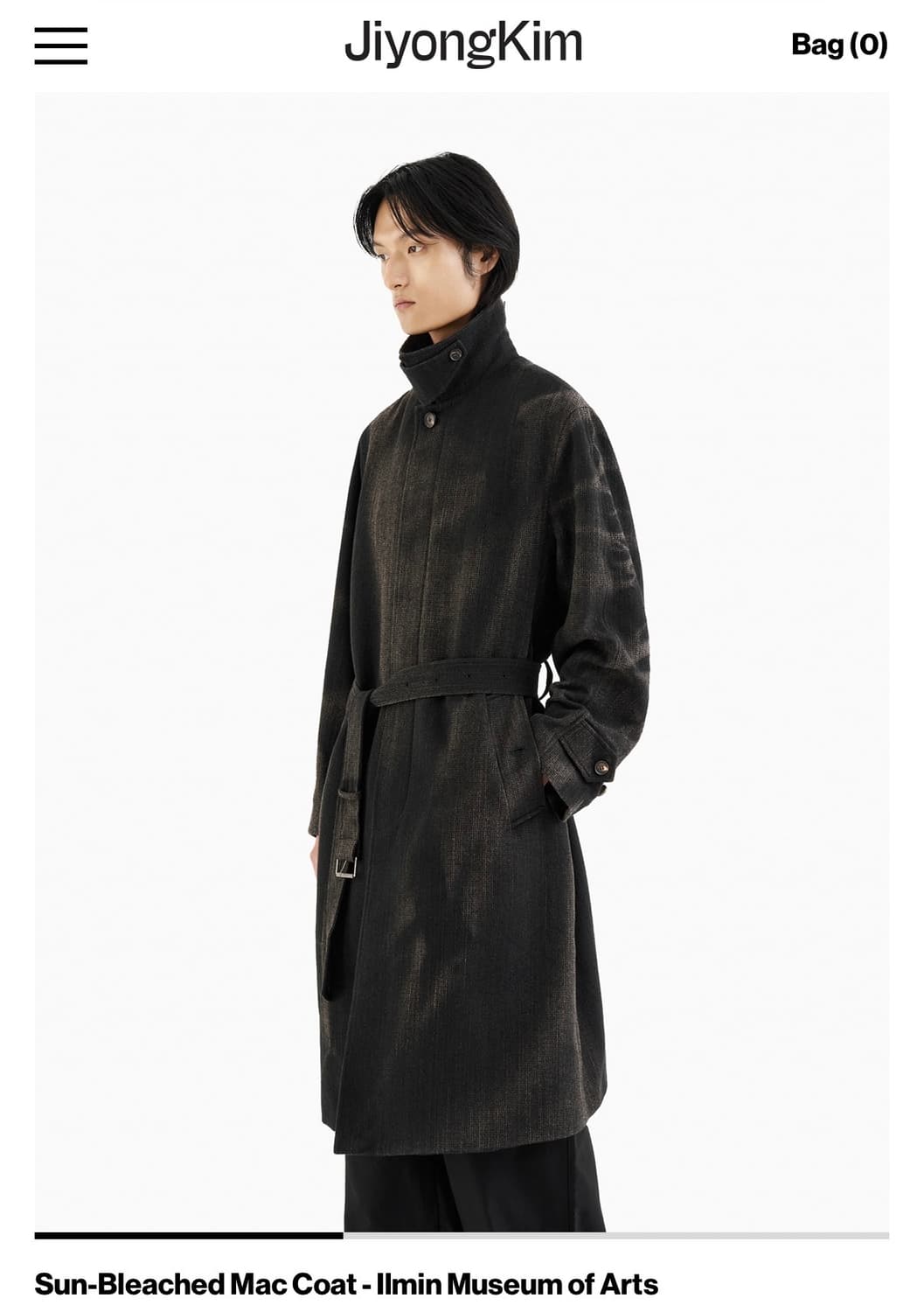 지용킴 25aw 일민미술관 선블리치 맥코트 DAY 52 M 상품이미지3