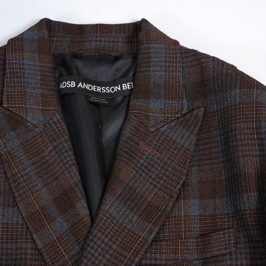 앤더슨벨 소이 체크 더블자켓 상품이미지7