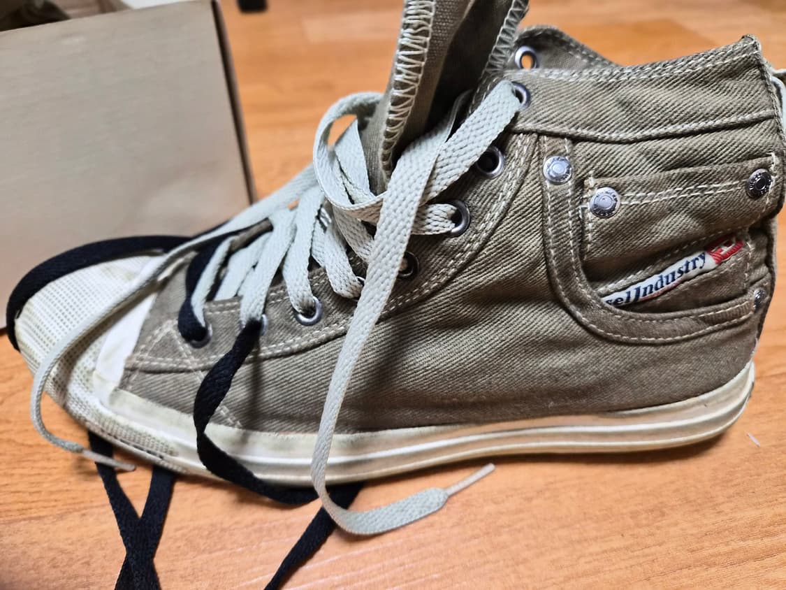 DIESEL 미드탑 빈티지 컨버스 새제품 상품이미지6