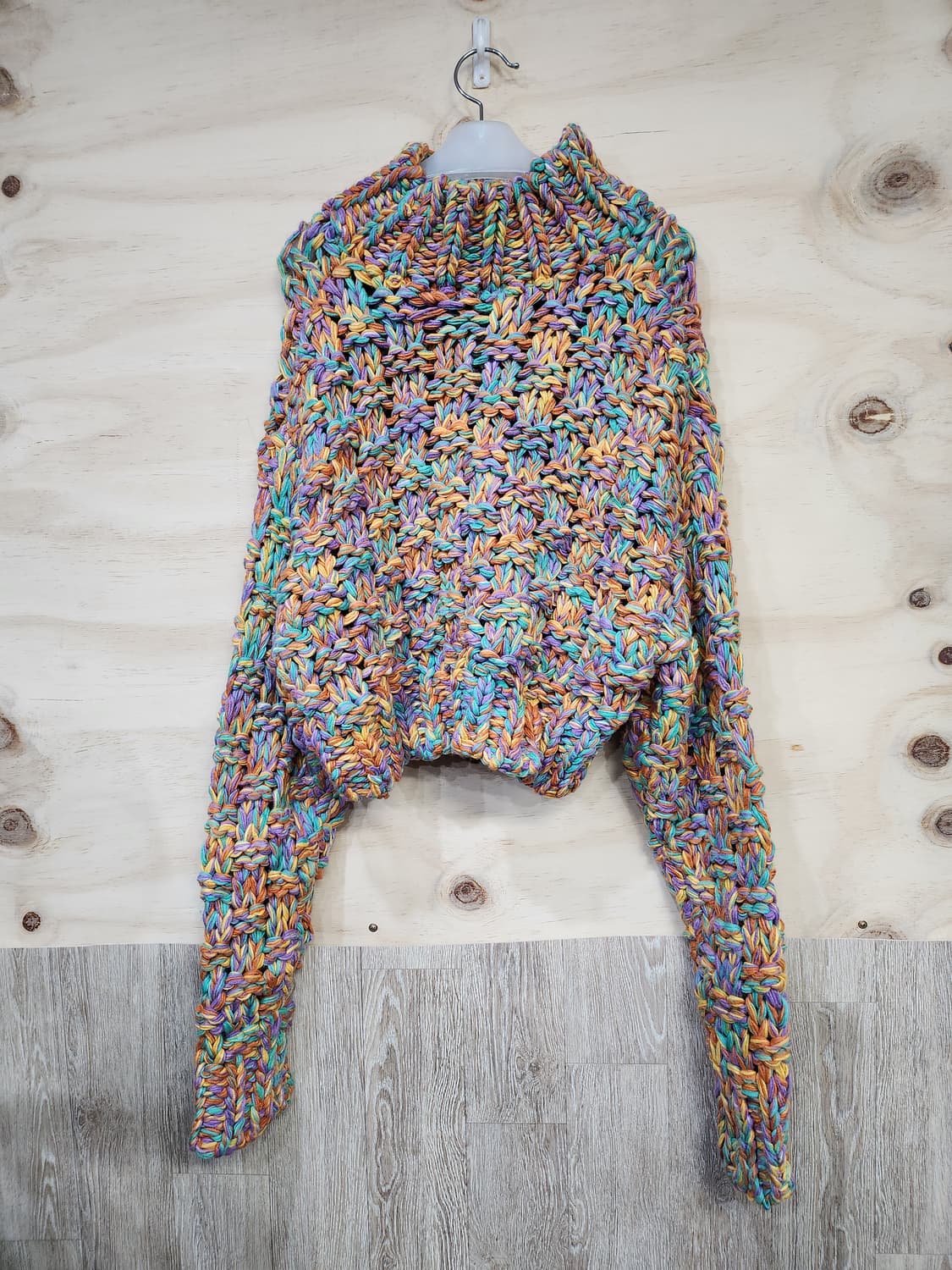 585) 어나더타입 그물 니트 상품이미지2