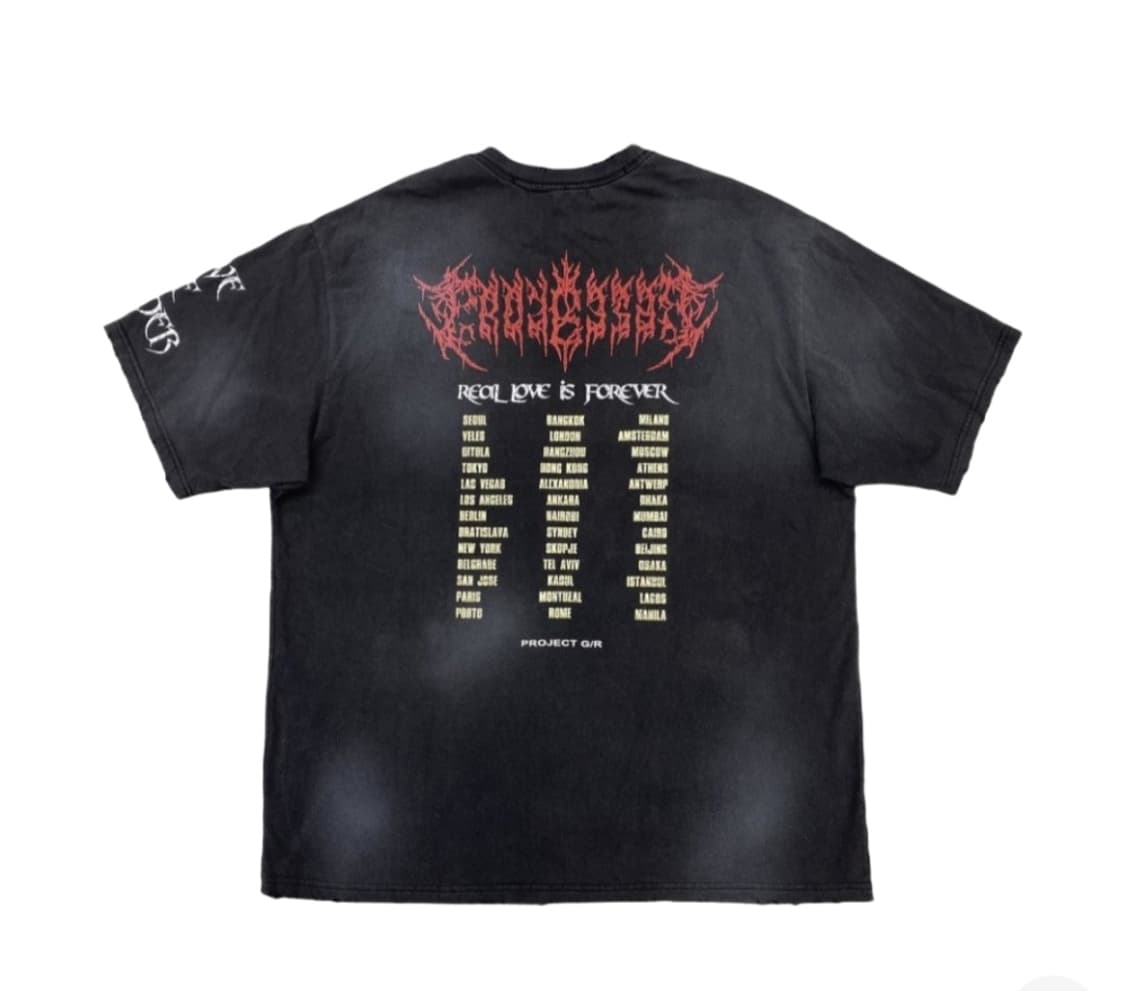 프로젝트 지알 크로우 월드투어 티셔츠 상품이미지2