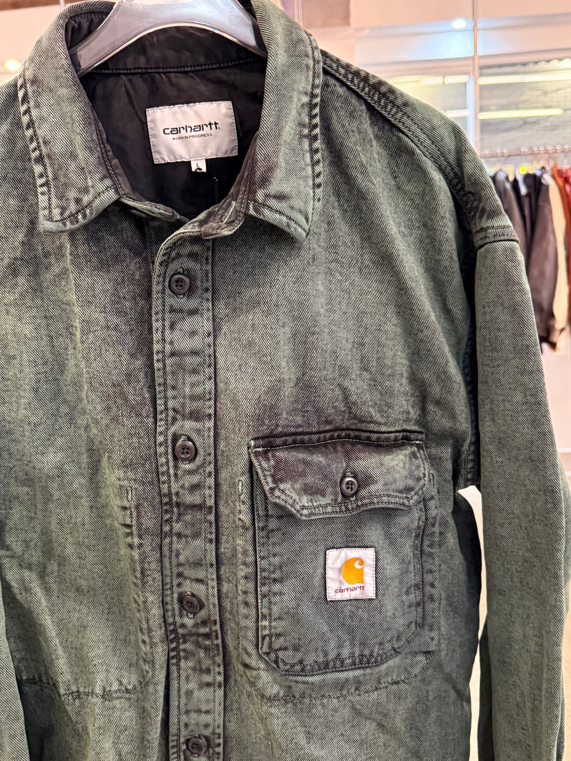 Carhartt White Denim Jacket  상품이미지3