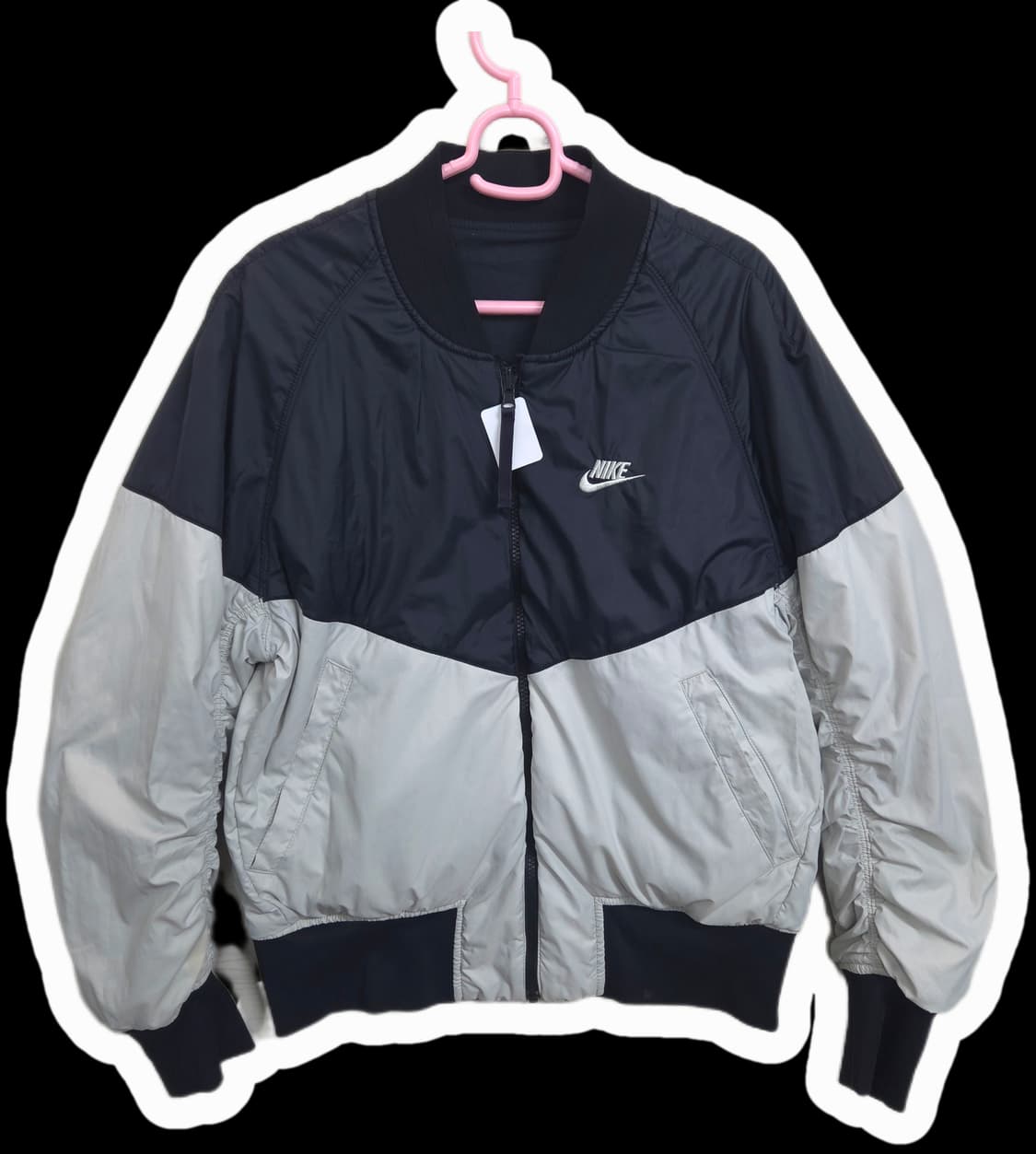 남66 나이키 에어포스 리버시블 양면 자켓 바람막이 상품이미지1