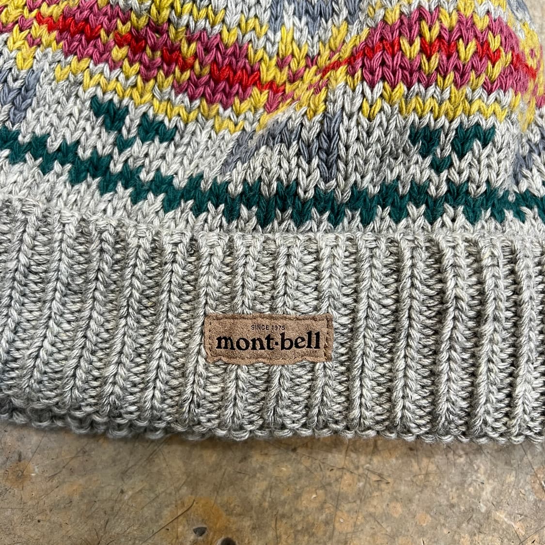 몽벨 자카드 니트 캡 상품이미지3