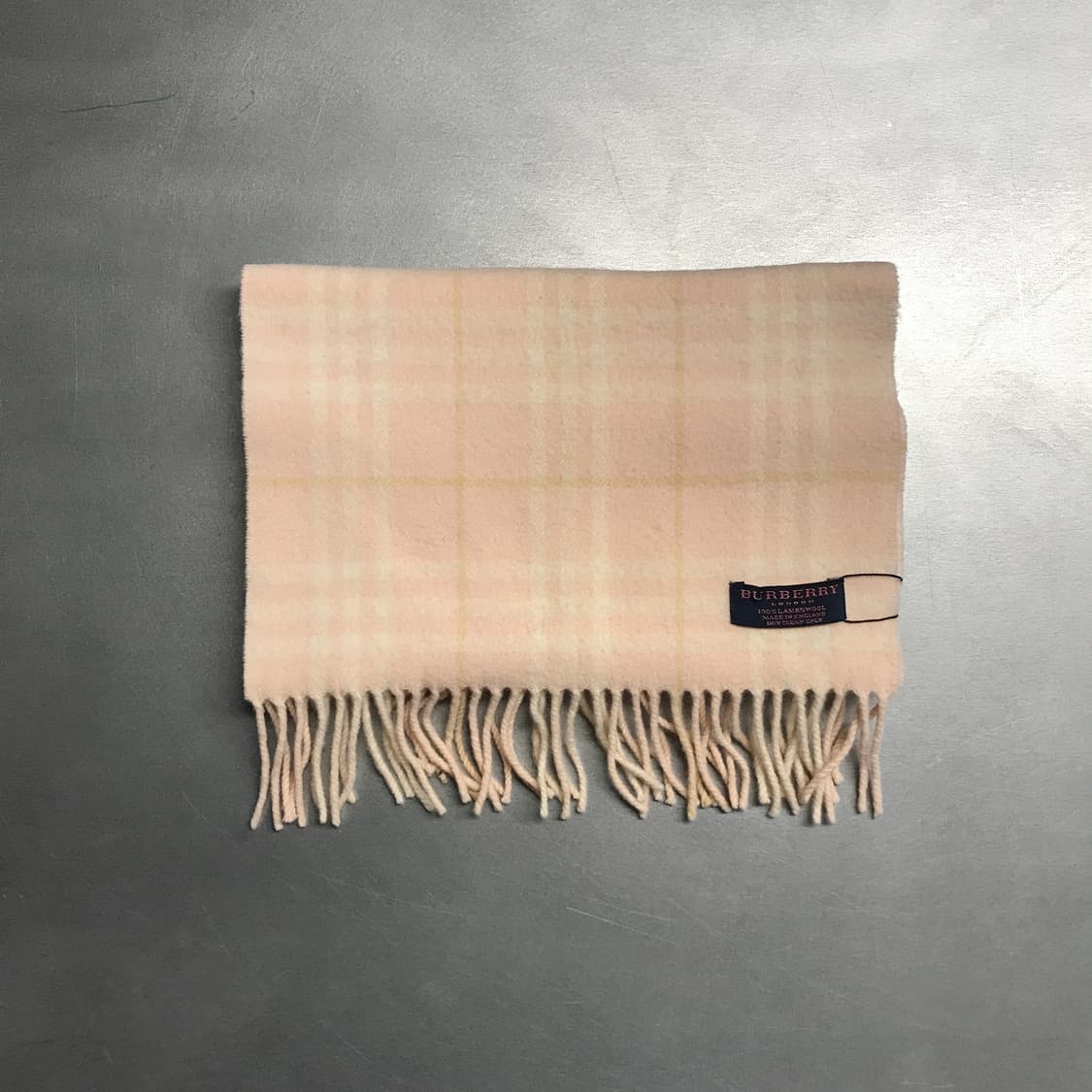 버버리 정품 램스울 머플러 핑크 상품이미지2