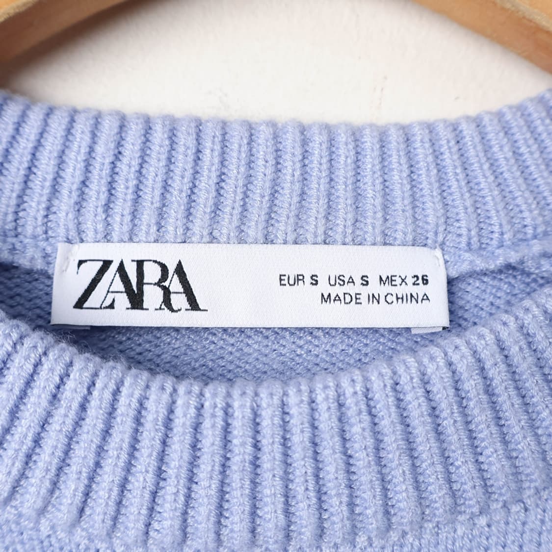 55/자라 와이드슬리브 크롭 니트 상품이미지5