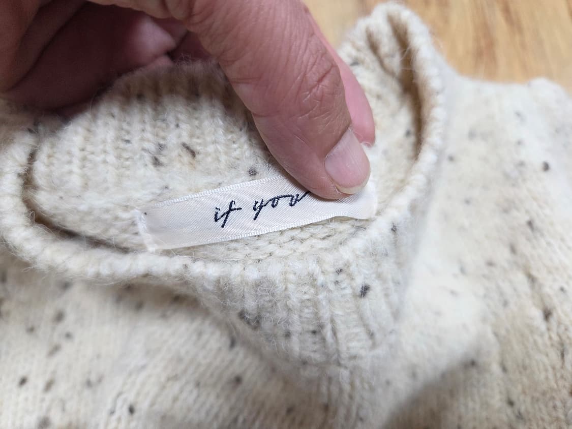 이프유(if you) 까멜리아니트 55-66 새상품 상품이미지7