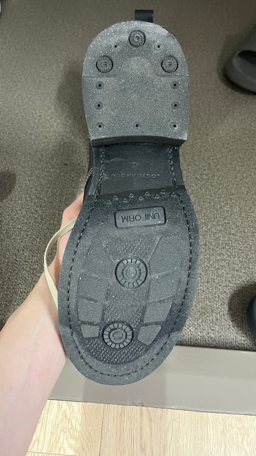 로스트가든 유니폼 워크 부츠 블랙 상품이미지2