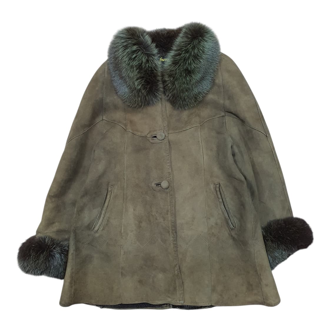 ✨ (바배) 한강 모피 무스탕 퍼 코트  상품이미지1