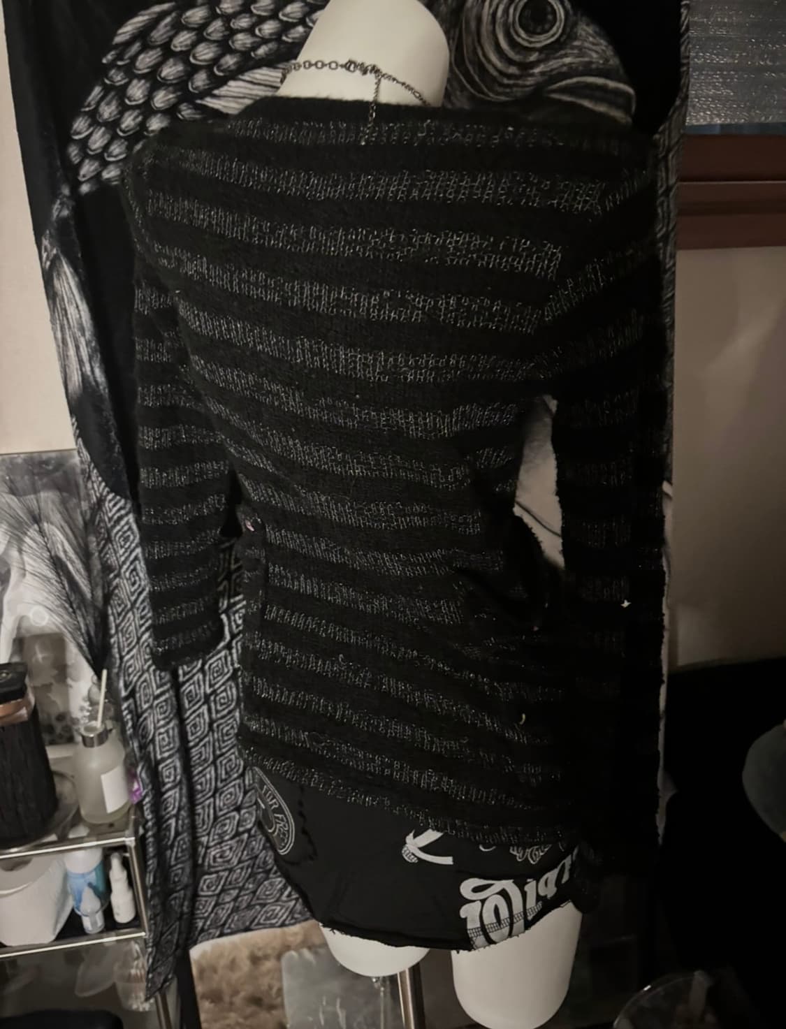 펑크 스트라이프 가디건 상품이미지4