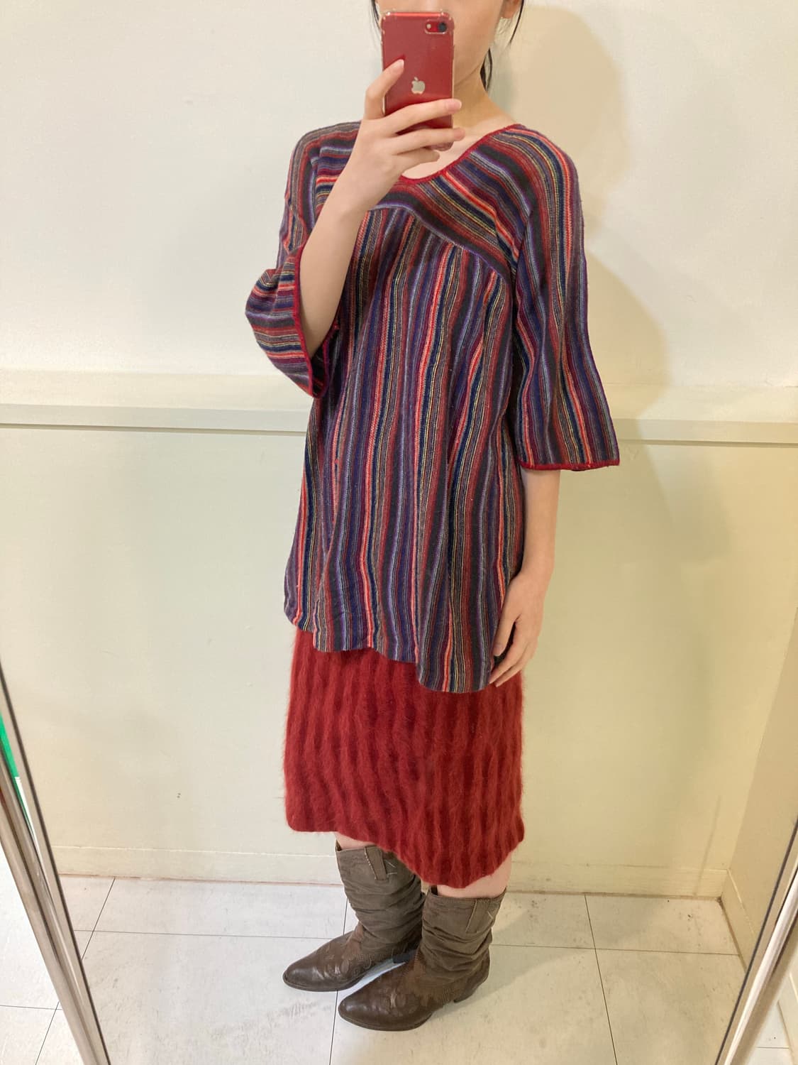 에스닉 울 모리 레이어드 니트 상품이미지10