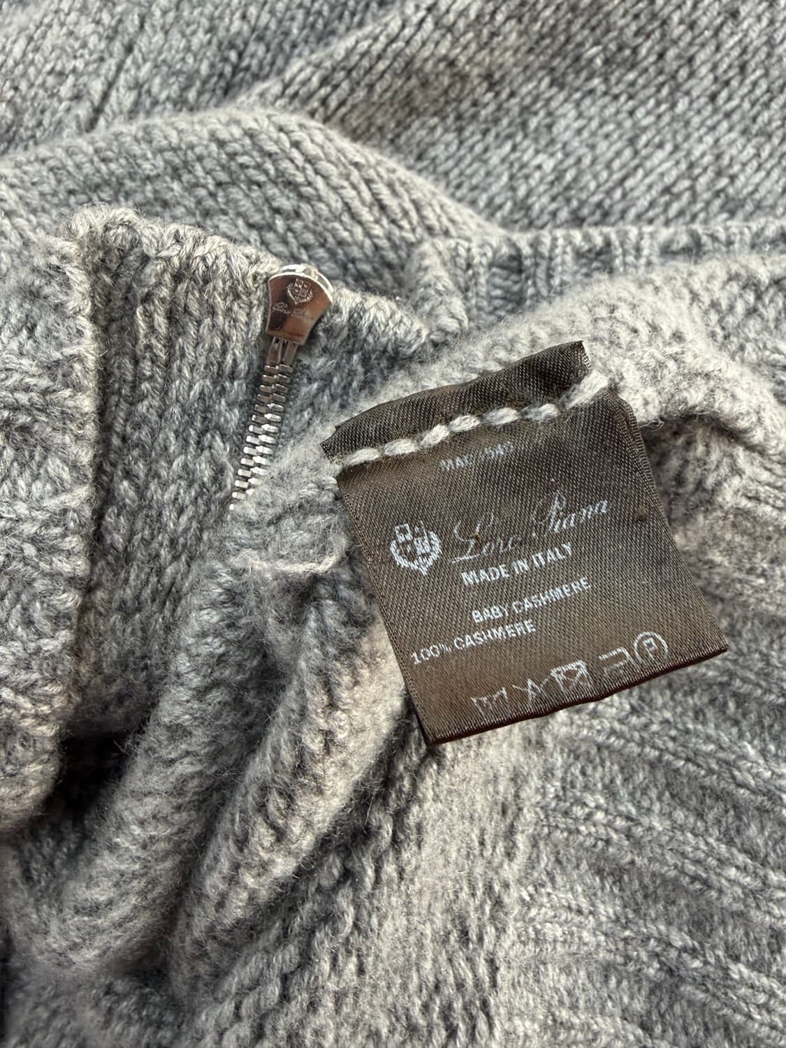 54/ 로로피아나 베이비 캐시미어 니트 집업 상품이미지10