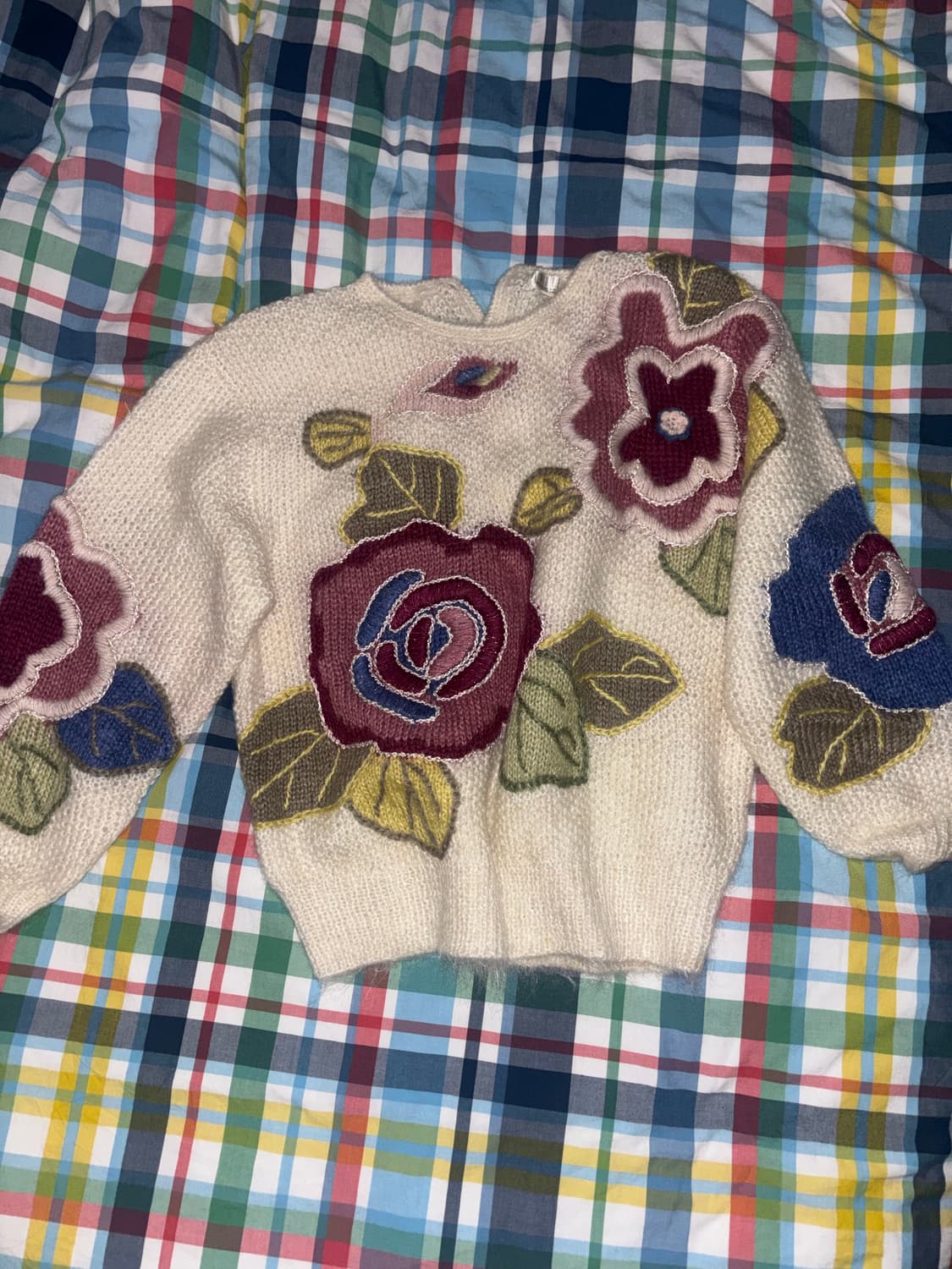 꽃무늬 니트🐠🌺 상품이미지1