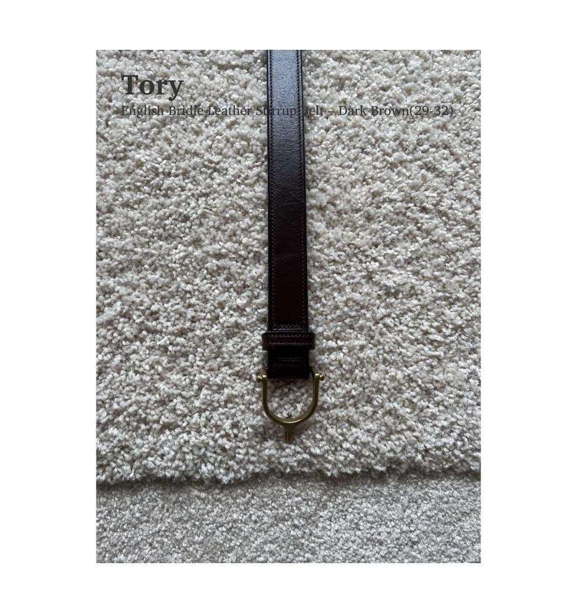 토리 잉글리쉬 브라이들 레더 벨트 (29-32) 상품이미지1