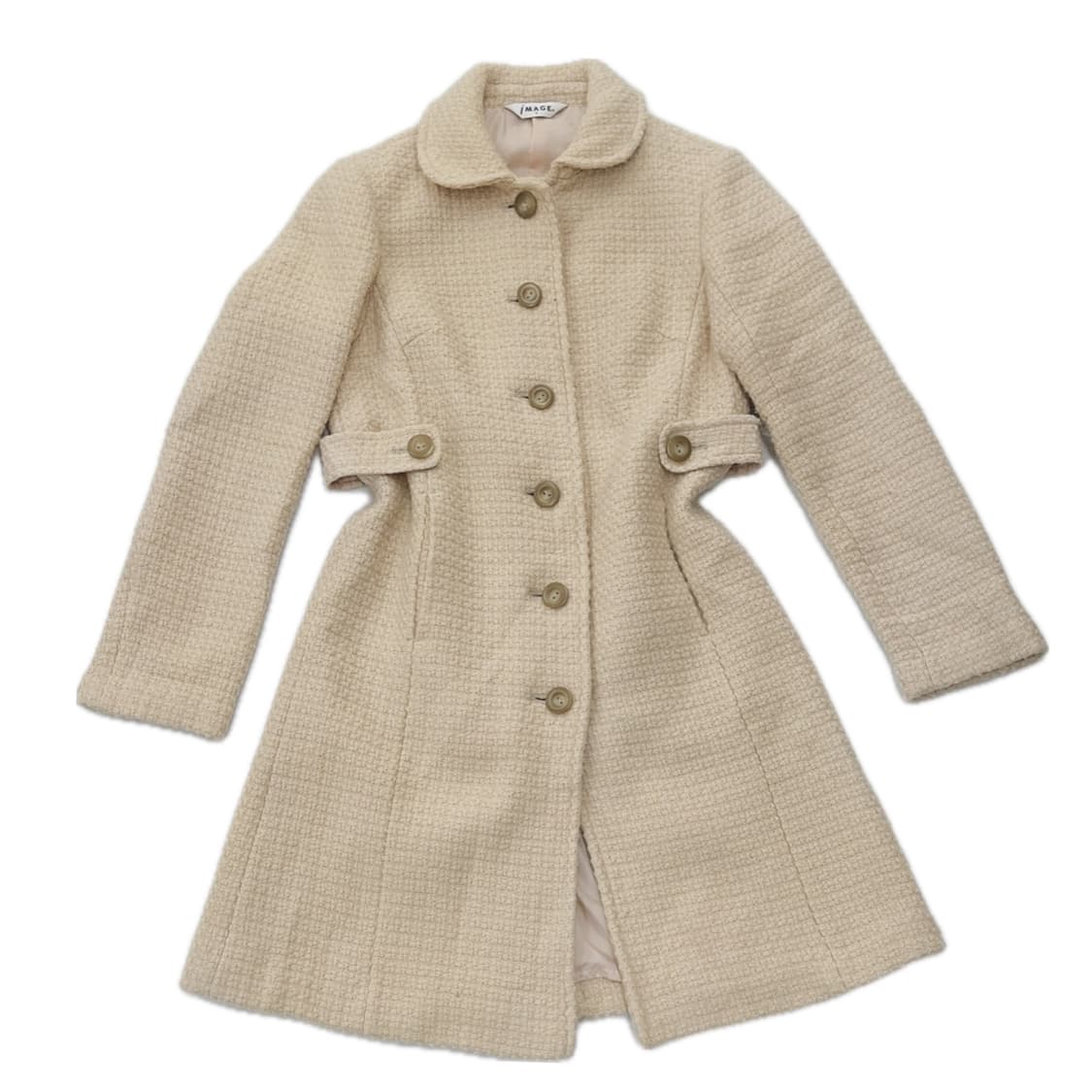 🍰쿠루미 너닿 달천깔 트위드 코트🍰 라떼갸루 히메 러블리 살구맛 상품이미지2