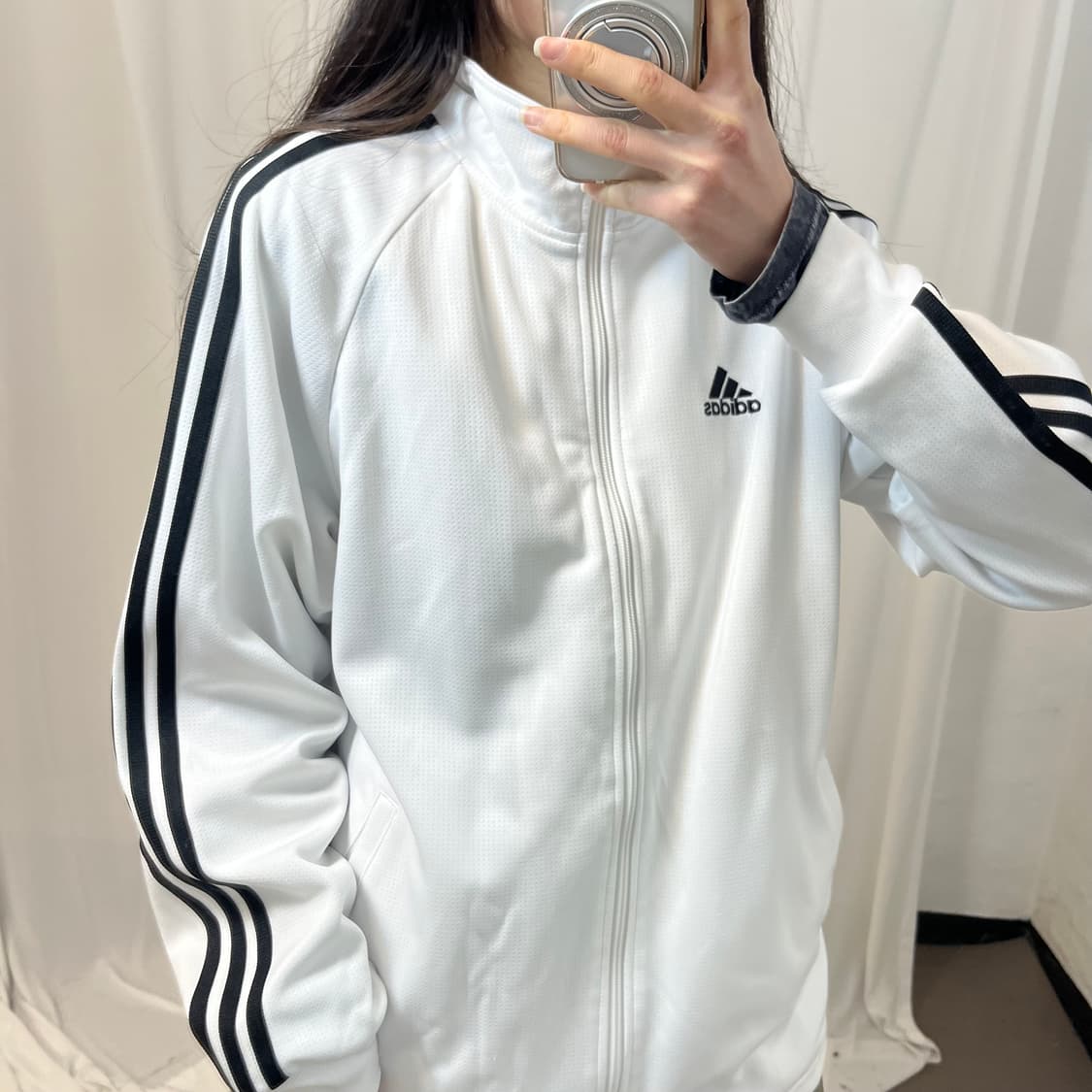 Adidas White Track Jacket 상품이미지3
