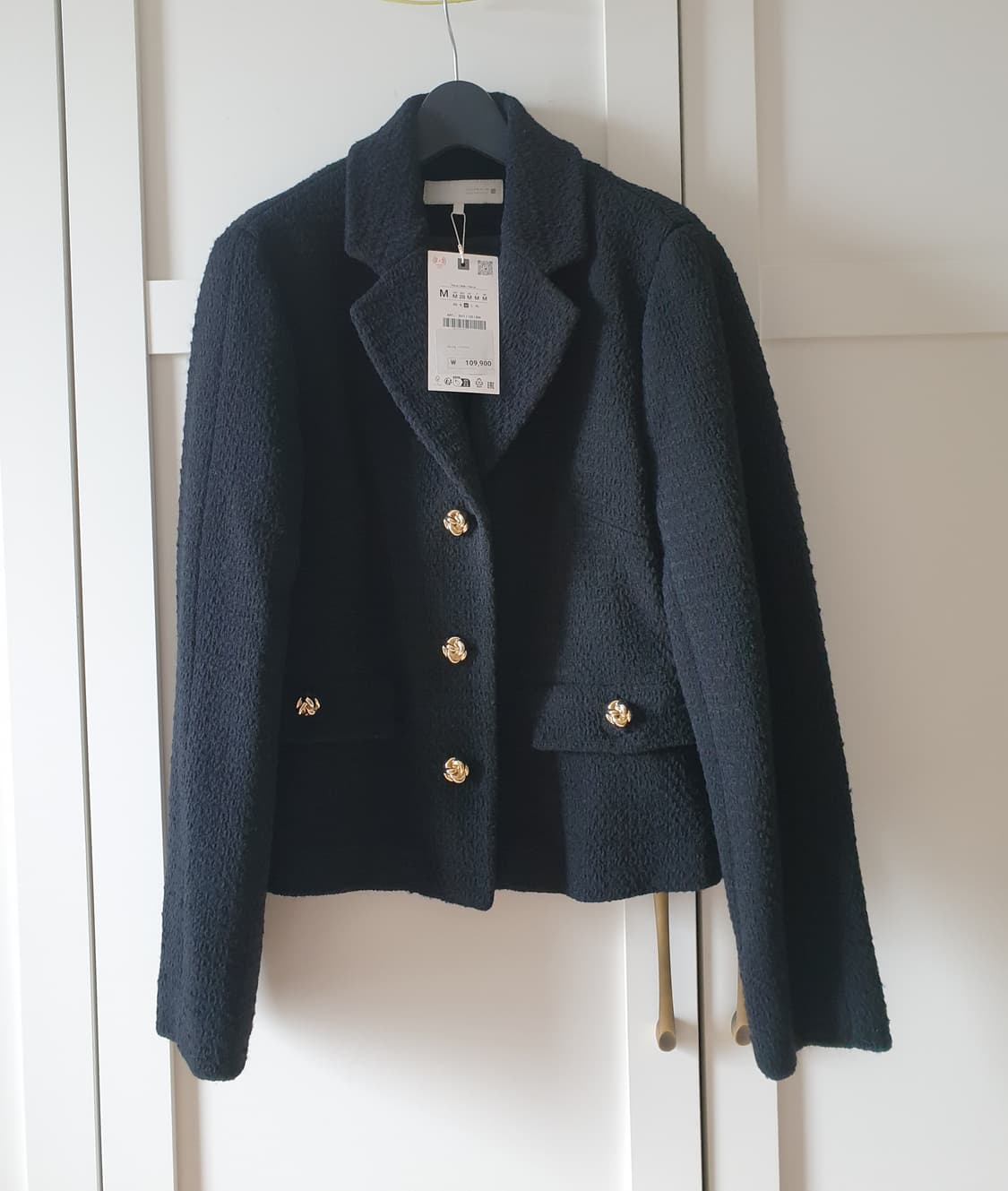 자라 트위드자켓 새상품 상품이미지6