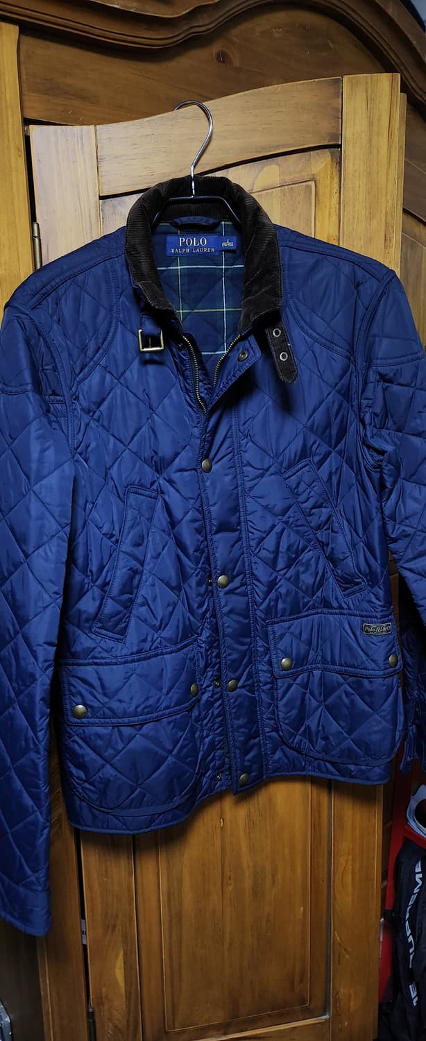 [S] POLO 폴로 퀼팅 자켓 네이비 상품이미지1