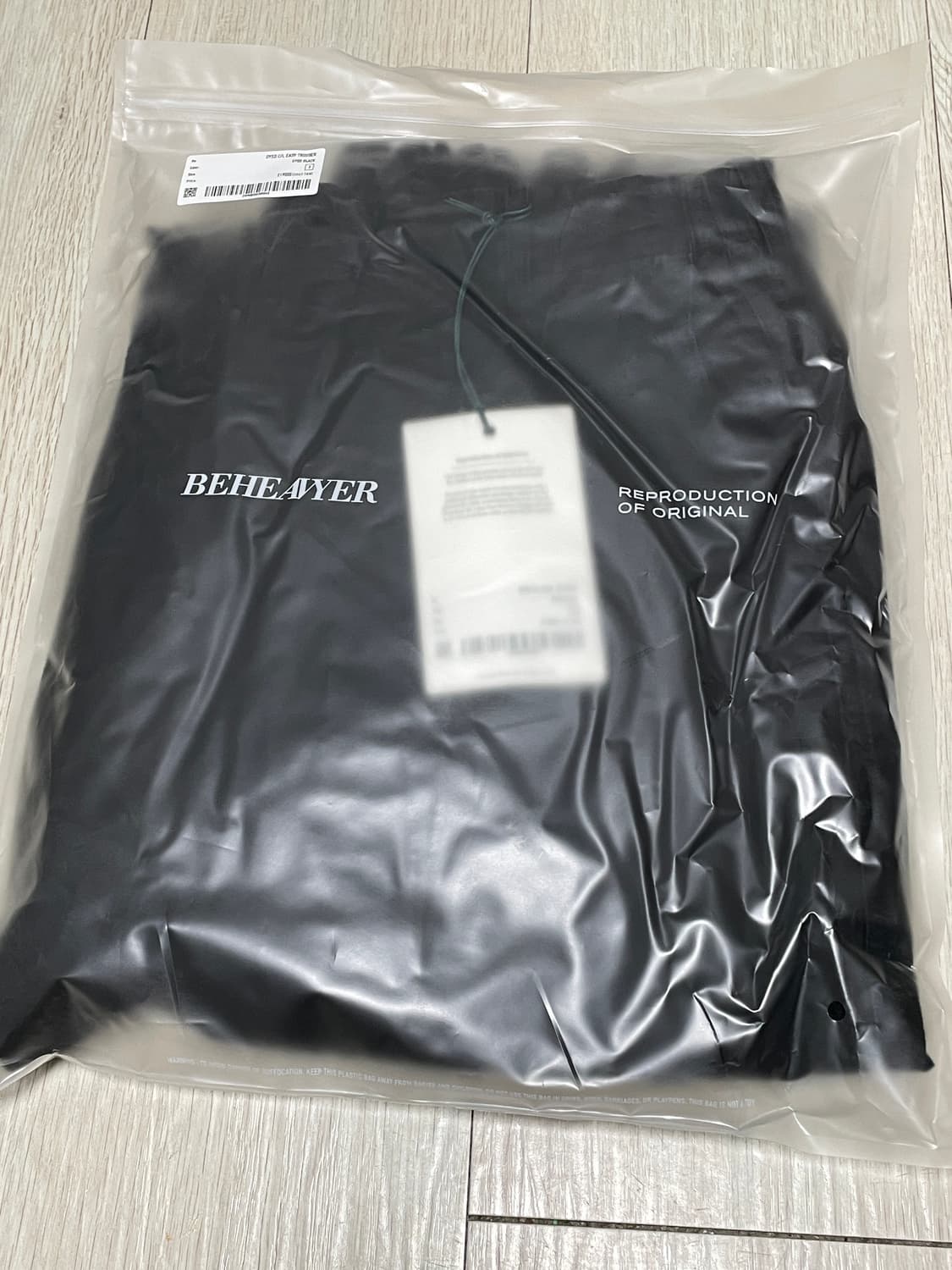 (새상품) 비헤비어 DYED C/L EASY TROUSER 상품이미지5