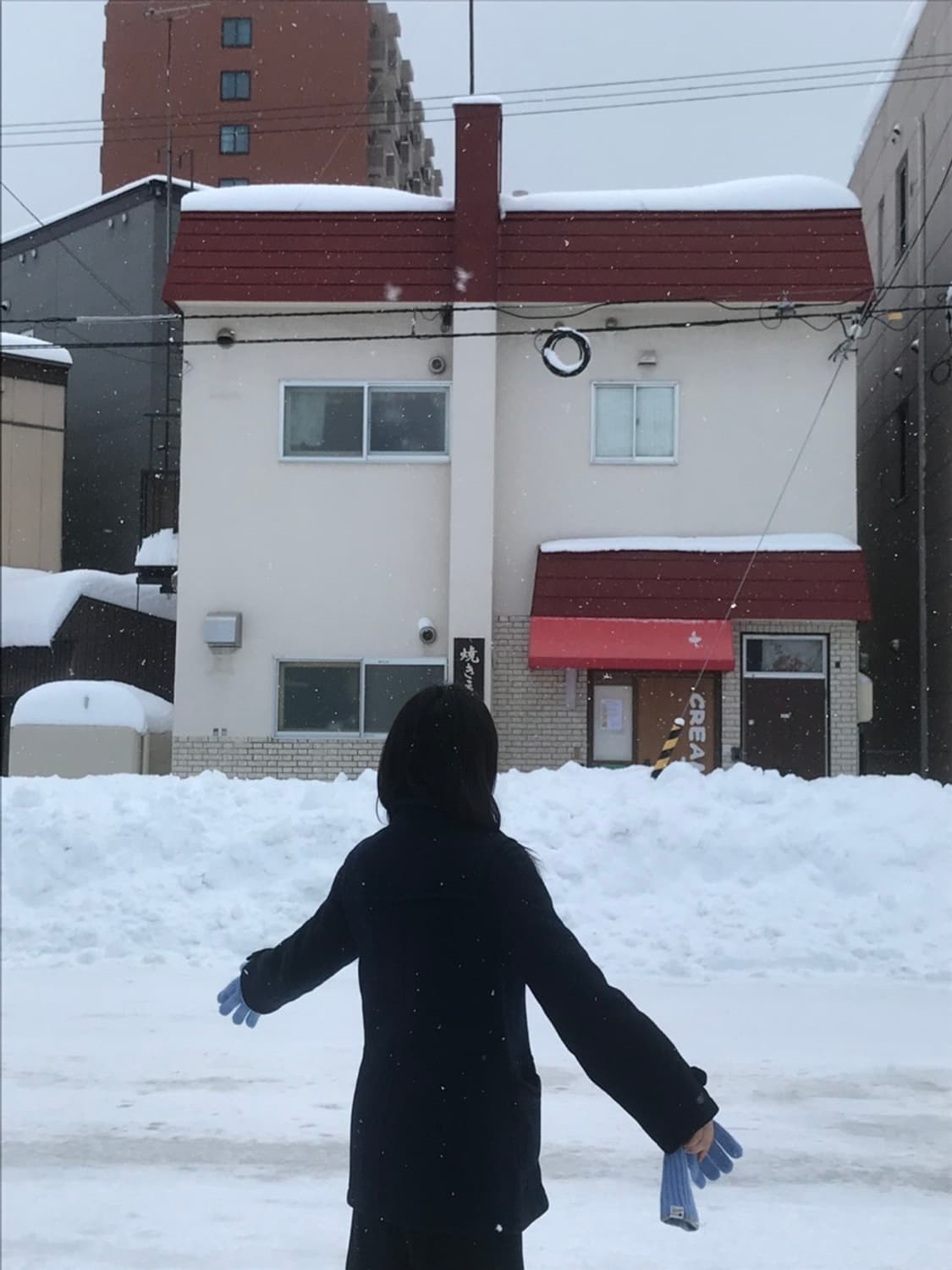 빈티지 네이비 떡볶이 코트 상품이미지4